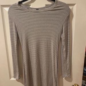 Striped Long Sleeve Dress